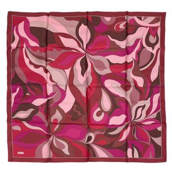 Belli Twill İpek Eşarp - 4108-88 Kırmızı
