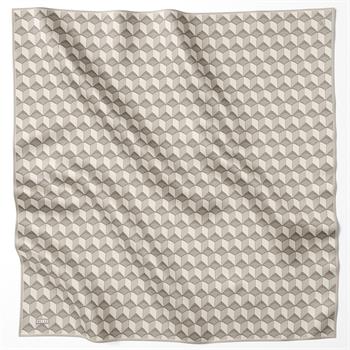 Belli Twill İpek Eşarp - 4112-01 Taş