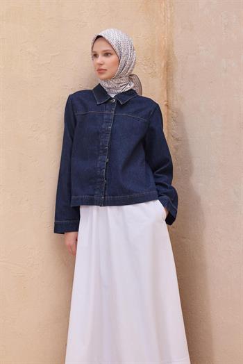 Belli Twill İpek Eşarp - 4128-04 Gri