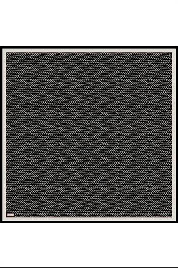 Belli Twill İpek Eşarp - 4128-85 Siyah