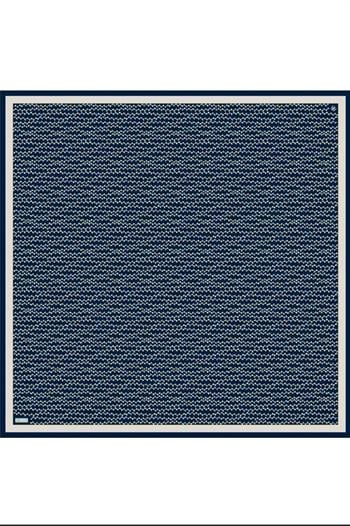 Belli Twill İpek Eşarp - 4128-86 Lacivert