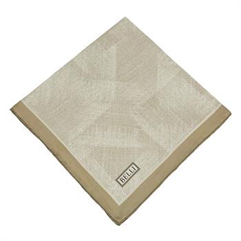 Belli Twill İpek Eşarp - 4201-31 Bej