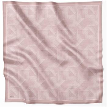 Belli Twill İpek Eşarp - 4201-32 Pudra