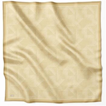Belli Twill İpek Eşarp - 4201-33 Sarı