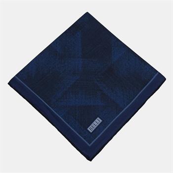 Belli Twill İpek Eşarp - 4201-39 Lacivert