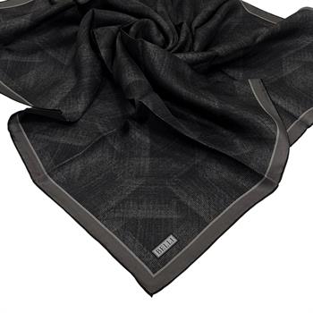 Belli Twill İpek Eşarp - 4201-50 Siyah