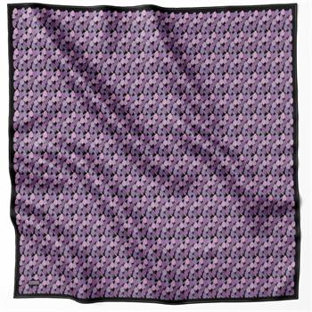 Belli Twill İpek Eşarp - 4204-89 Mor
