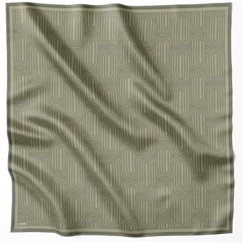 Belli Twill İpek Eşarp - 4209-82 Haki