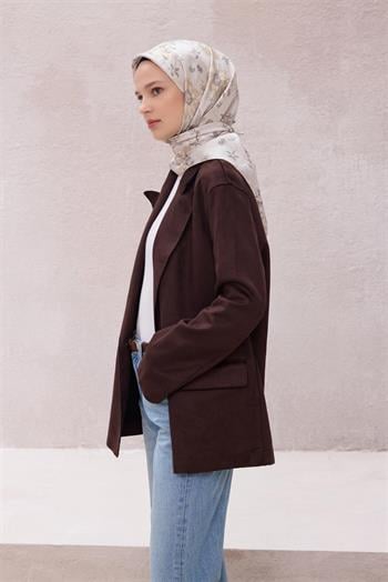 Belli Twill İpek Eşarp - 4210-82 Taş Twill