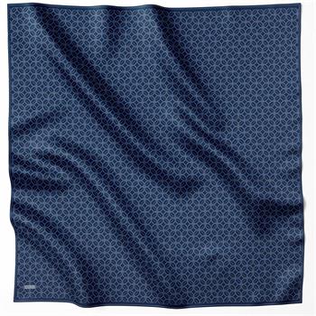 Belli Twill İpek Eşarp - 4215-60 Lacivert