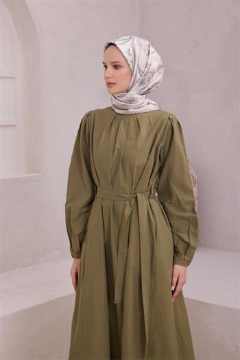 Belli Twill İpek Eşarp - 4219-59 Taş