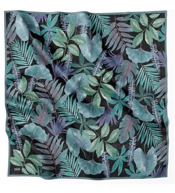 Belli Twill İpek Eşarp - 4225-80 Siyah