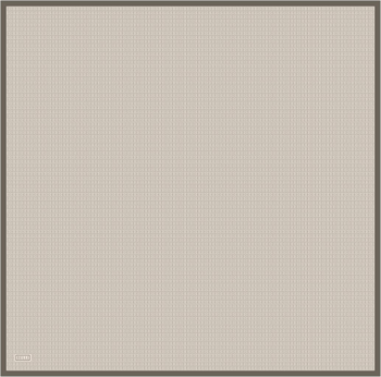 Belli Twill İpek Eşarp - 4321-51 Kahverengi