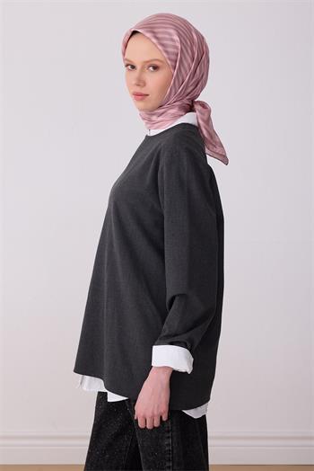 Belli İpek Eşarp - 4325-01 Lila Twill