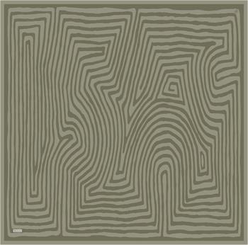 Belli İpek Eşarp - 4325-85 Haki Twill