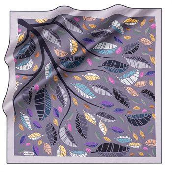 Cacharel İpek Eşarp - 8865313-922 Metalik Mavi