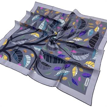 Cacharel İpek Eşarp - 8865313-922 Metalik Mavi