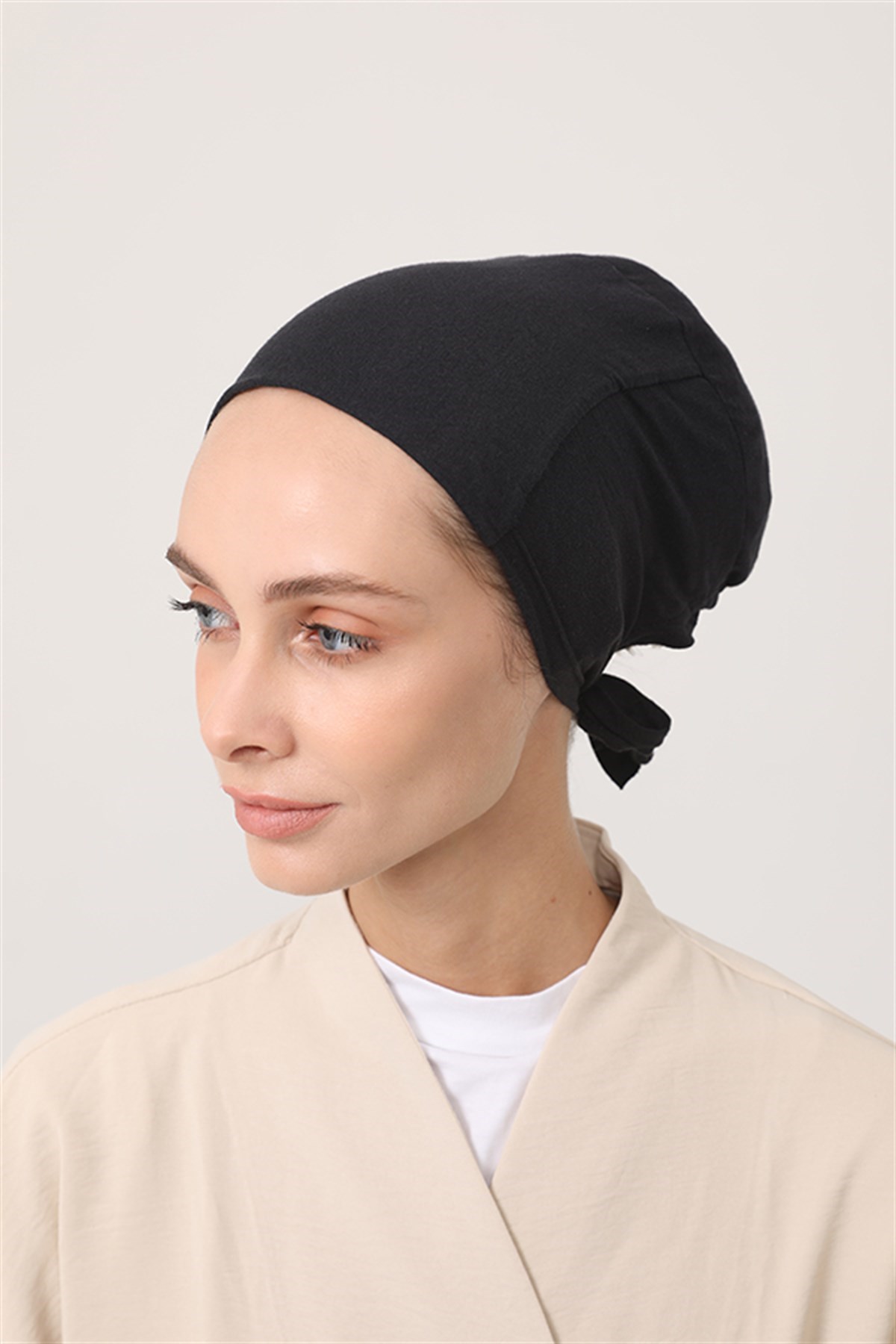 Dikişsiz Bone - Siyah