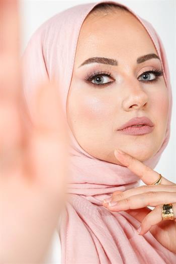 Harem Scarf Amor Şal - Pudra