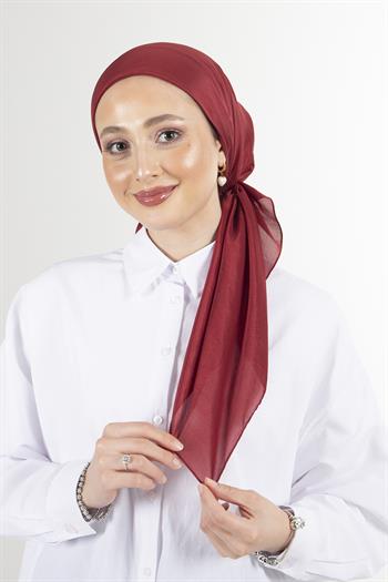 Harem Scarf Brisa Vual Eşarp - Bordo