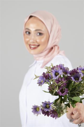 Harem Scarf Brisa Vual Eşarp - Pudra