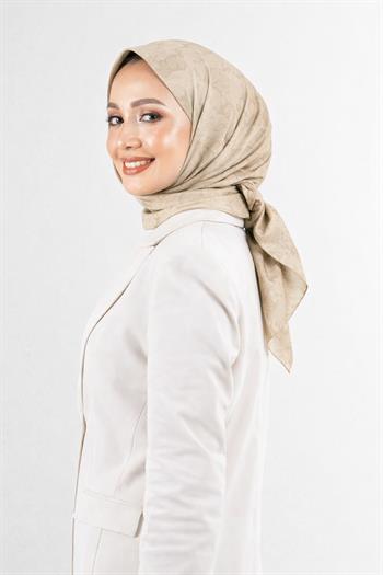 Harem Scarf Viskon Eşarp - Gold Derin - Koyu Bej