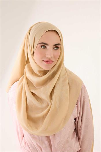 Imannoor Ferah Tensel Şal - Güneş Doğarken - Açık Bej
