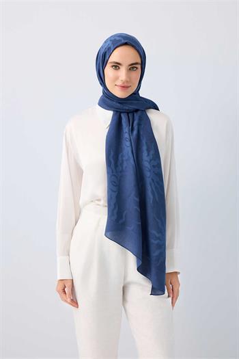 Imannoor Ferah Tensel Şal - Güneş Doğarken - Lacivert