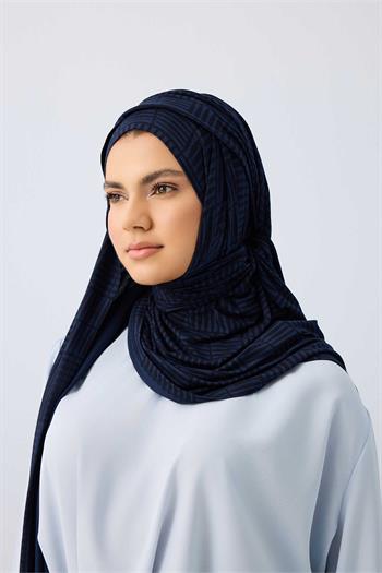Imannoor Supreme Şal - Duble I - Lacivert