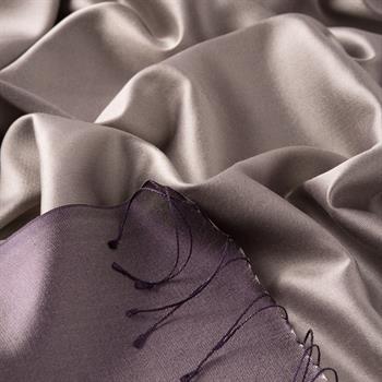 İpekevi Çift Taraflı İpek Şal - Bademi