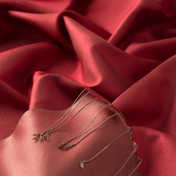 İpekevi Çift Taraflı İpek Şal - Dağ Çileği