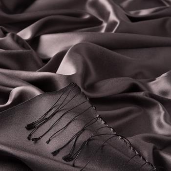 İpekevi Çift Taraflı İpek Şal - Füme