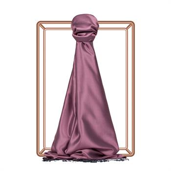 İpekevi Çift Taraflı İpek Şal - Gül Kurusu