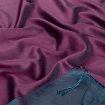 İpekevi Çift Taraflı İpek Şal - Karadut