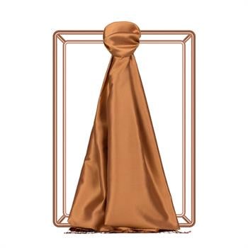 İpekevi Çift Taraflı İpek Şal - Kehribar