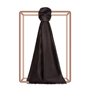 İpekevi Çift Taraflı İpek Şal - Siyah