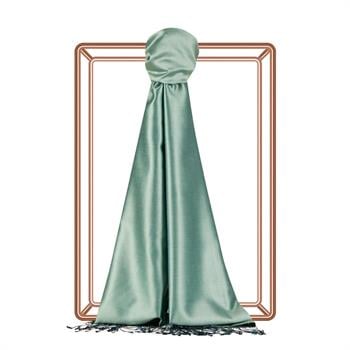 İpekevi Çift Taraflı İpek Şal - Verde