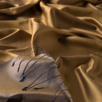 İpekevi Çift Taraflı İpek Şal - Yağ Yeşili