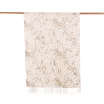 İpekevi Desenli İpek Şal - Mermer Desenli - Taş