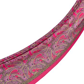 İpekevi Desenli Tensoft Şal - Armoni Desenli - Fuşya