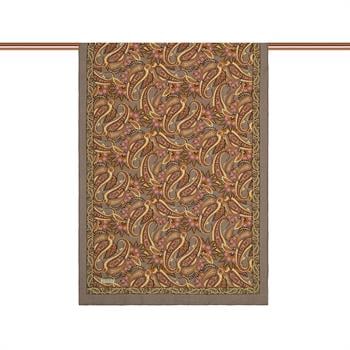 İpekevi Desenli Tensoft Şal - Armoni Desenli - Koyu Taş