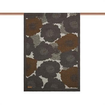 İpekevi Desenli Tensoft Şal - Ortanca Sepeti Desenli - Füme Gri