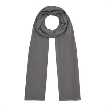 İpekevi Düz Pamuk Şal - Gümüş