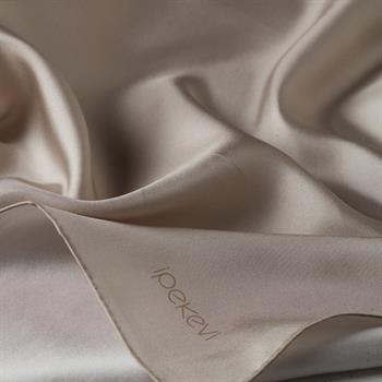 İpekevi Düz Twill İpek Eşarp - Açık Taş