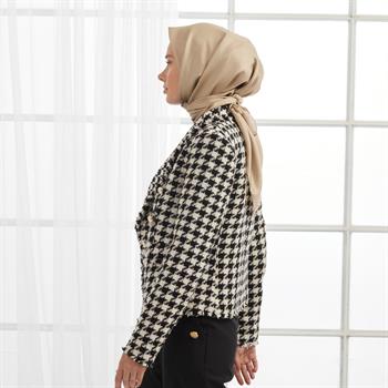 İpekevi Düz Twill İpek Eşarp - Bej