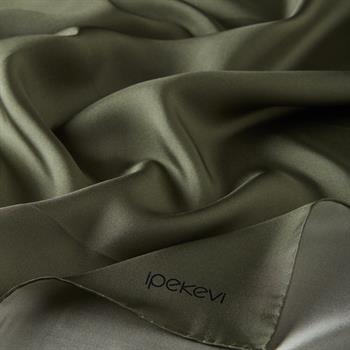 İpekevi Düz Twill İpek Eşarp - Çam Yeşili