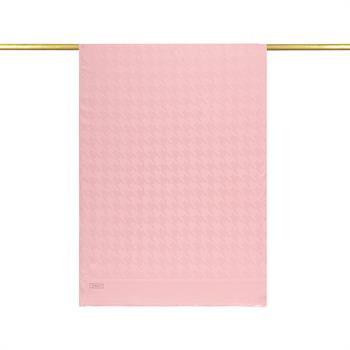 İpekevi Kazayağı Desenli Monogram Şal - Pudra Pembesi