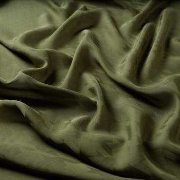 İpekevi Kazayağı Desenli Monogram Şal - Osmanlı Yeşili