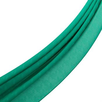 İpekevi Kazayağı Desenli Monogram Şal - Zümrüt Yeşili