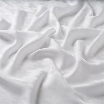 İpekevi Kazayağı Desenli Monogram Şal - Beyaz